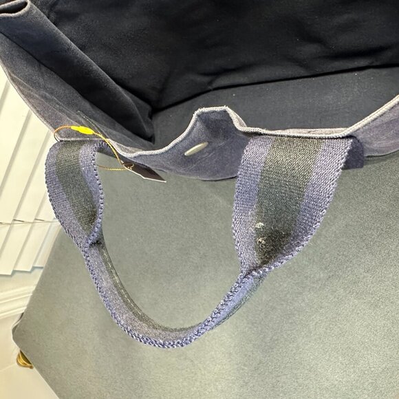 🖤 HERMÈS FOULE MM TOTE - BLACK NAVY HANDBAG 🖤 - Picture 9 of 13